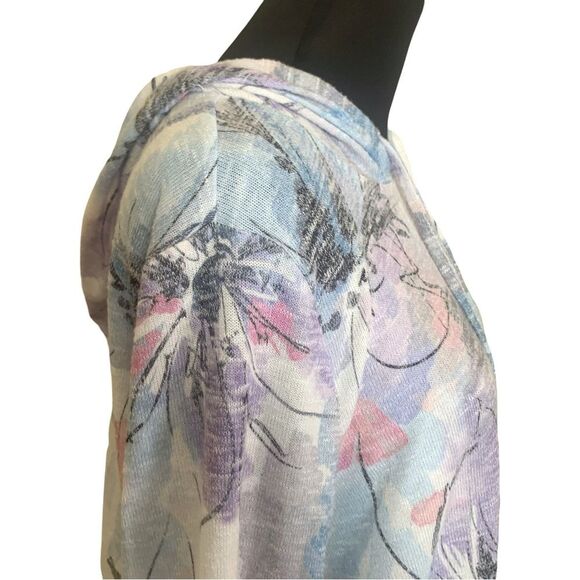 Alfred Dunner Lightweight Knitted Hoodie, Size Medium - Picture 4 of 8